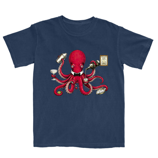 Octopus Bartender T-Shirt