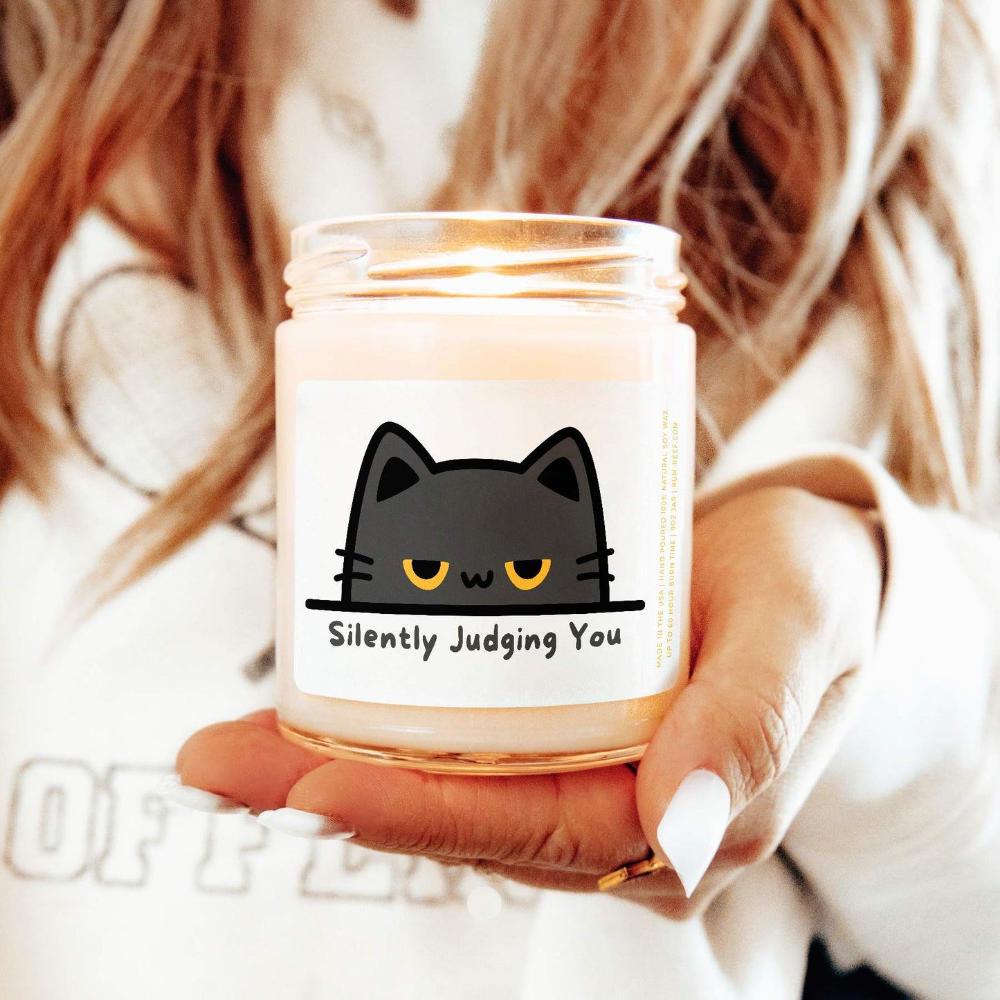 Silently Judging You Cat 9oz Candle